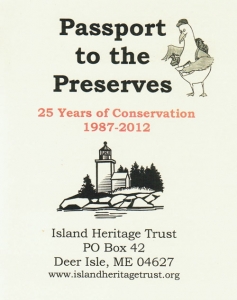 Passport to the Preserves - IHT Letterboxing Passport